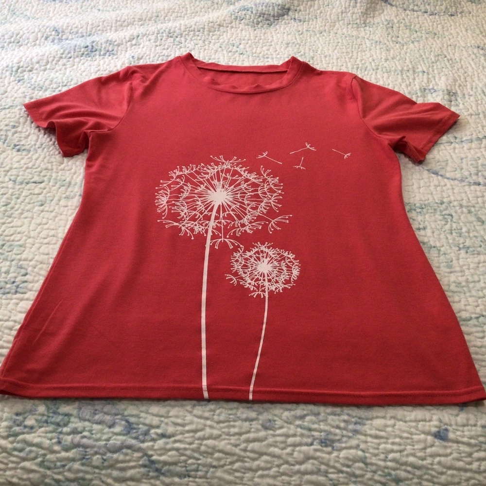 NWOT Pink short sleeved t shirt